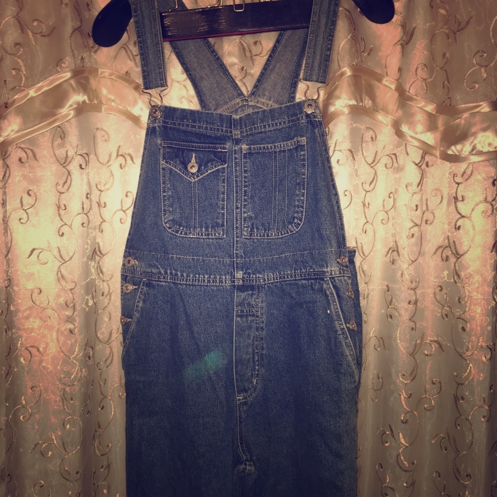 Retro xhilaration brand denim juniors long overall